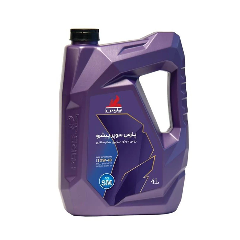 محصول  روغن موتور پارس سوپر پیشرو مدل 10W-40 SM حجم 4 لیتر
