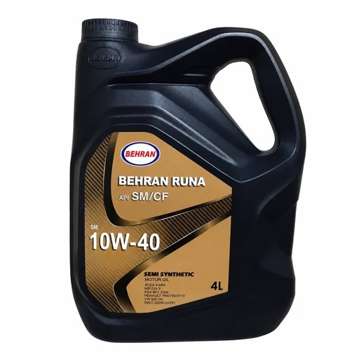محصول روغن موتور بهران رانا مدل 10W-40 SM حجم 4 لیتر